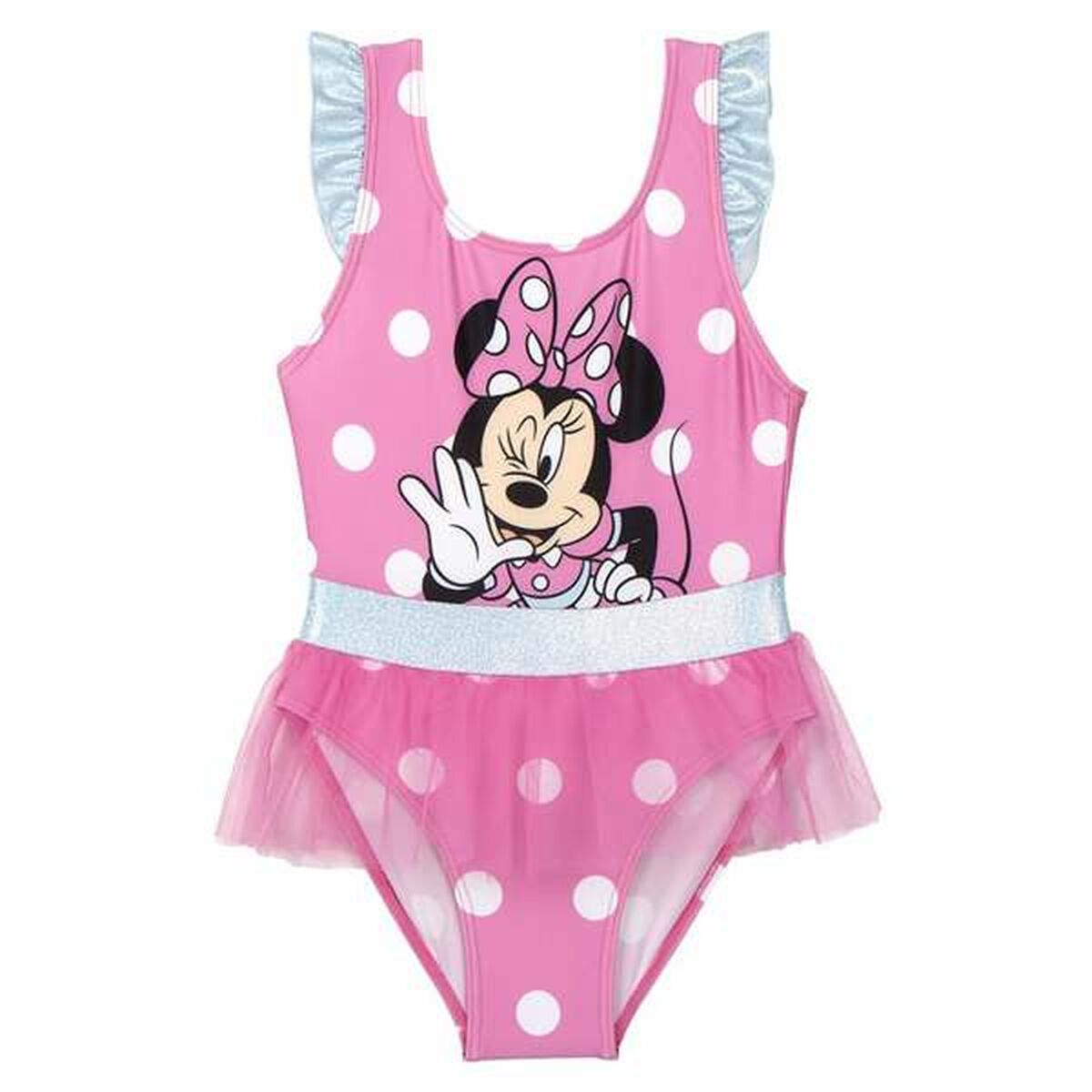 Costum de Baie Fete Minnie Mouse Roz