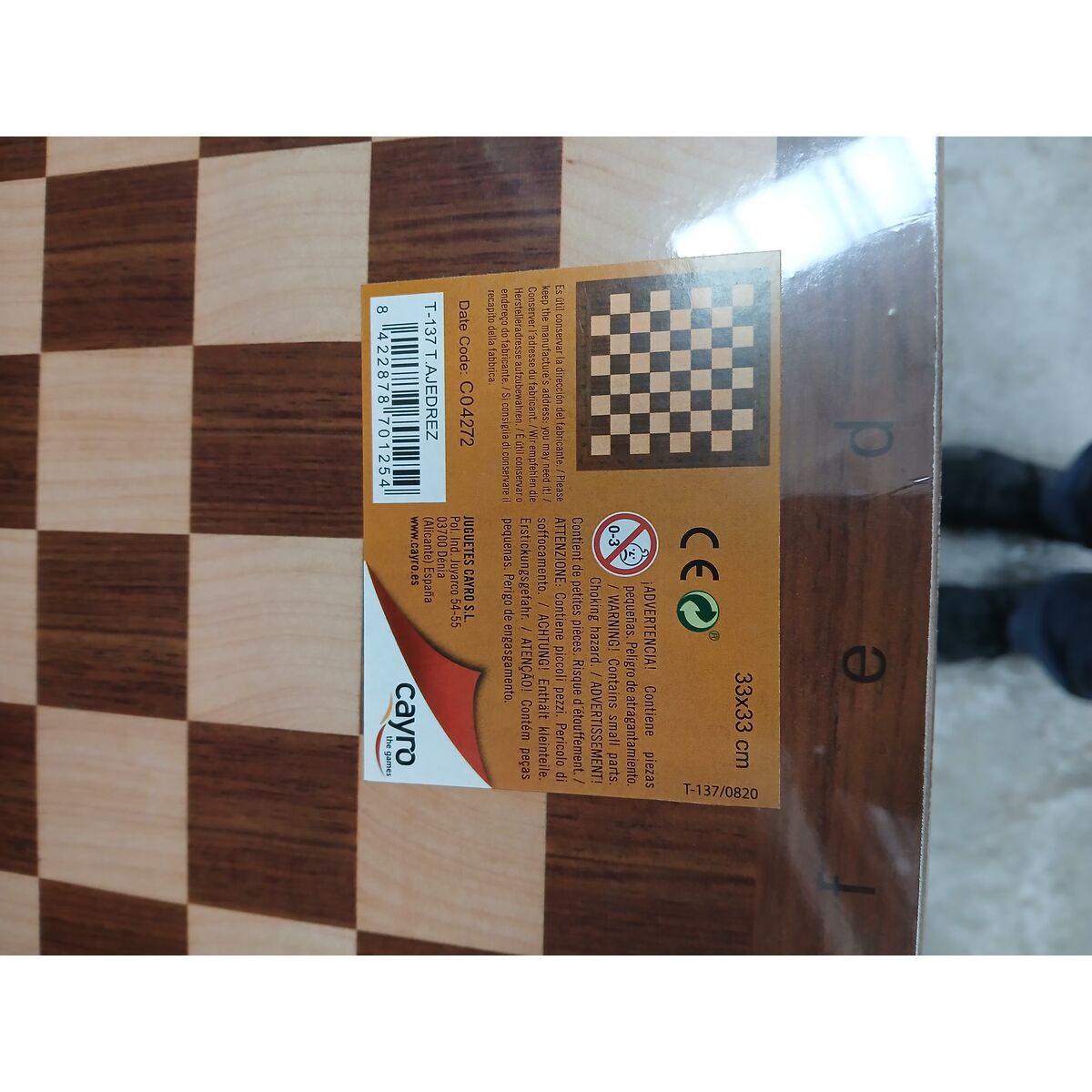 Tablă de Șah și Dame Cayro