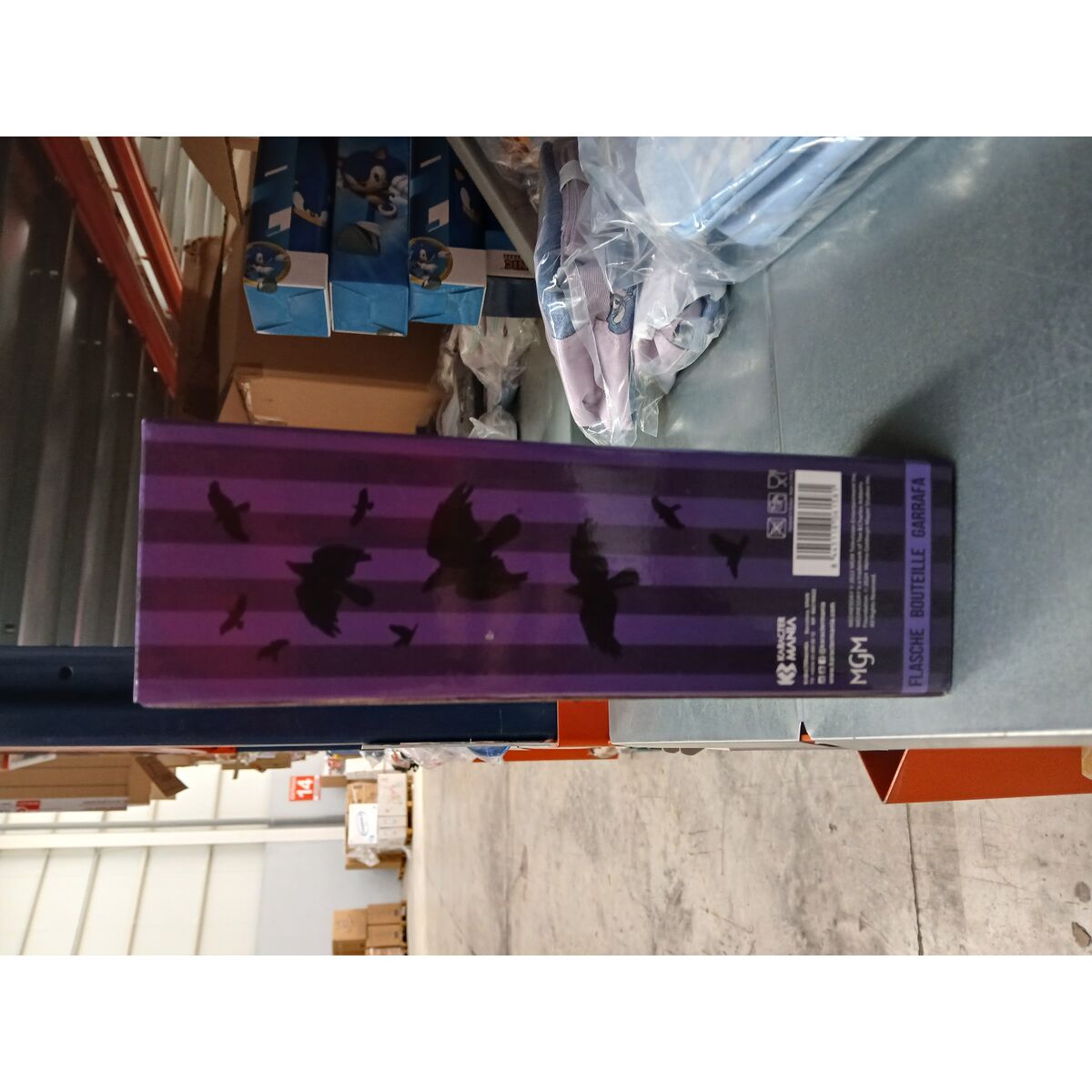 Sticlă de apă Wednesday Negru Oțel inoxidabil