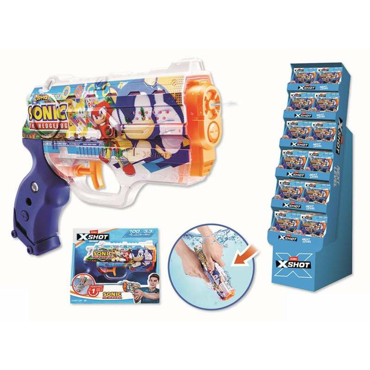 Pistol cu Apă Zuru  X-Shot Nano Skins Sonic