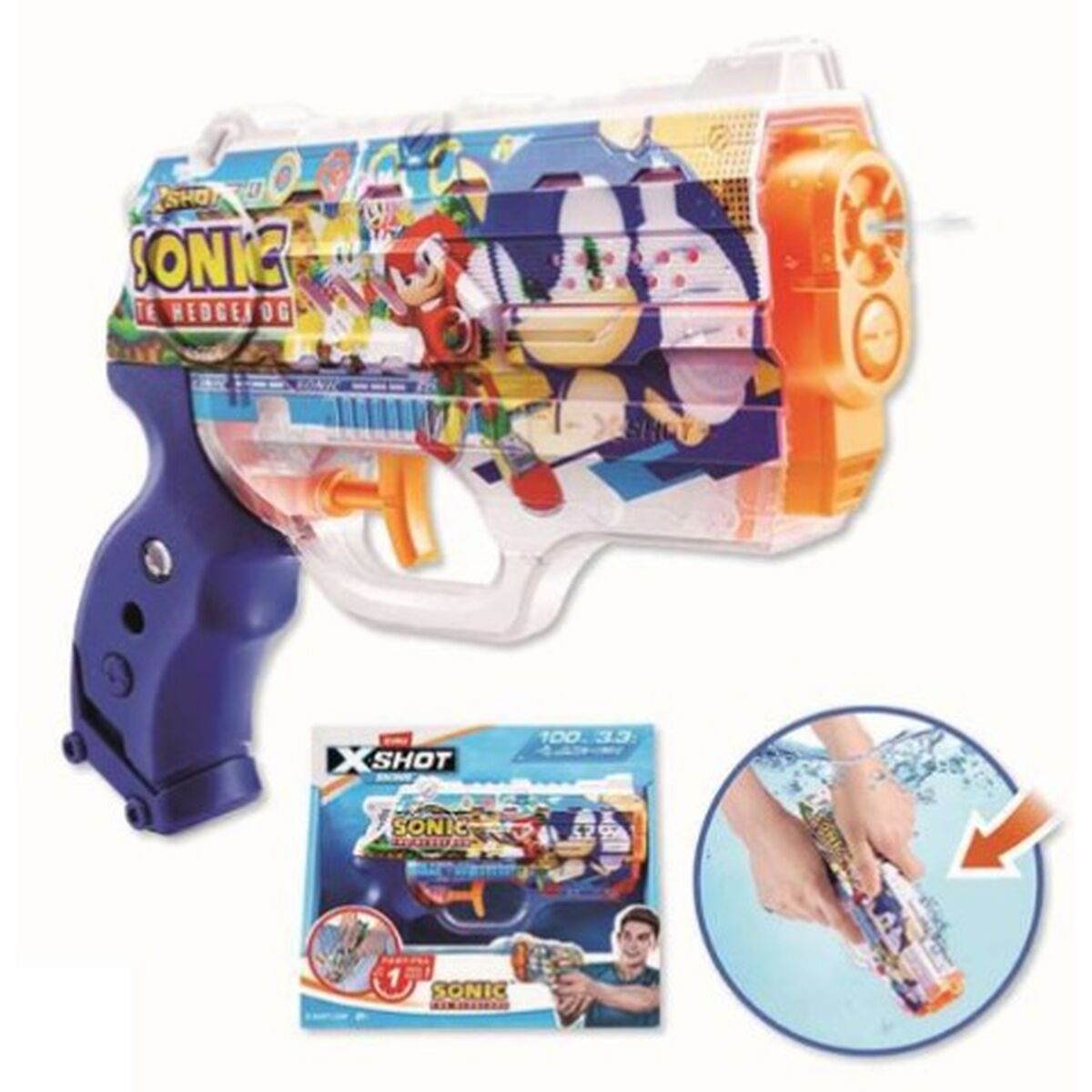 Pistol cu Apă Zuru  X-Shot Nano Skins Sonic