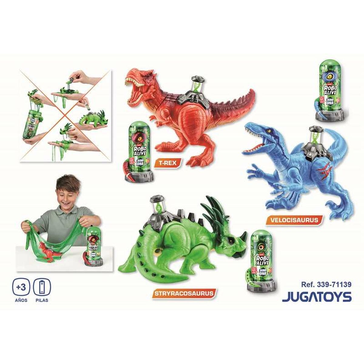 Figurine de Acțiune Zuru Robo Alive Dino Dna