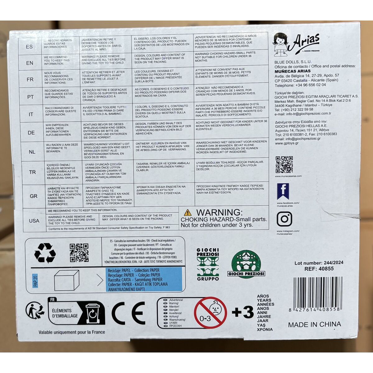 Scaun pentru Păpuși Arias Universe