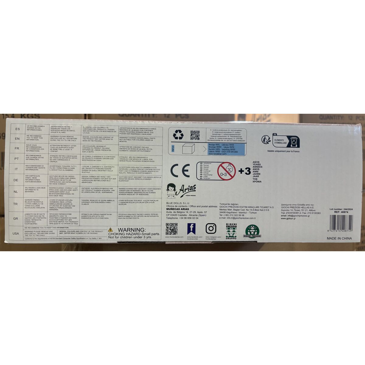 Cărucior pentru Păpuși Arias Fantasy Geamănă