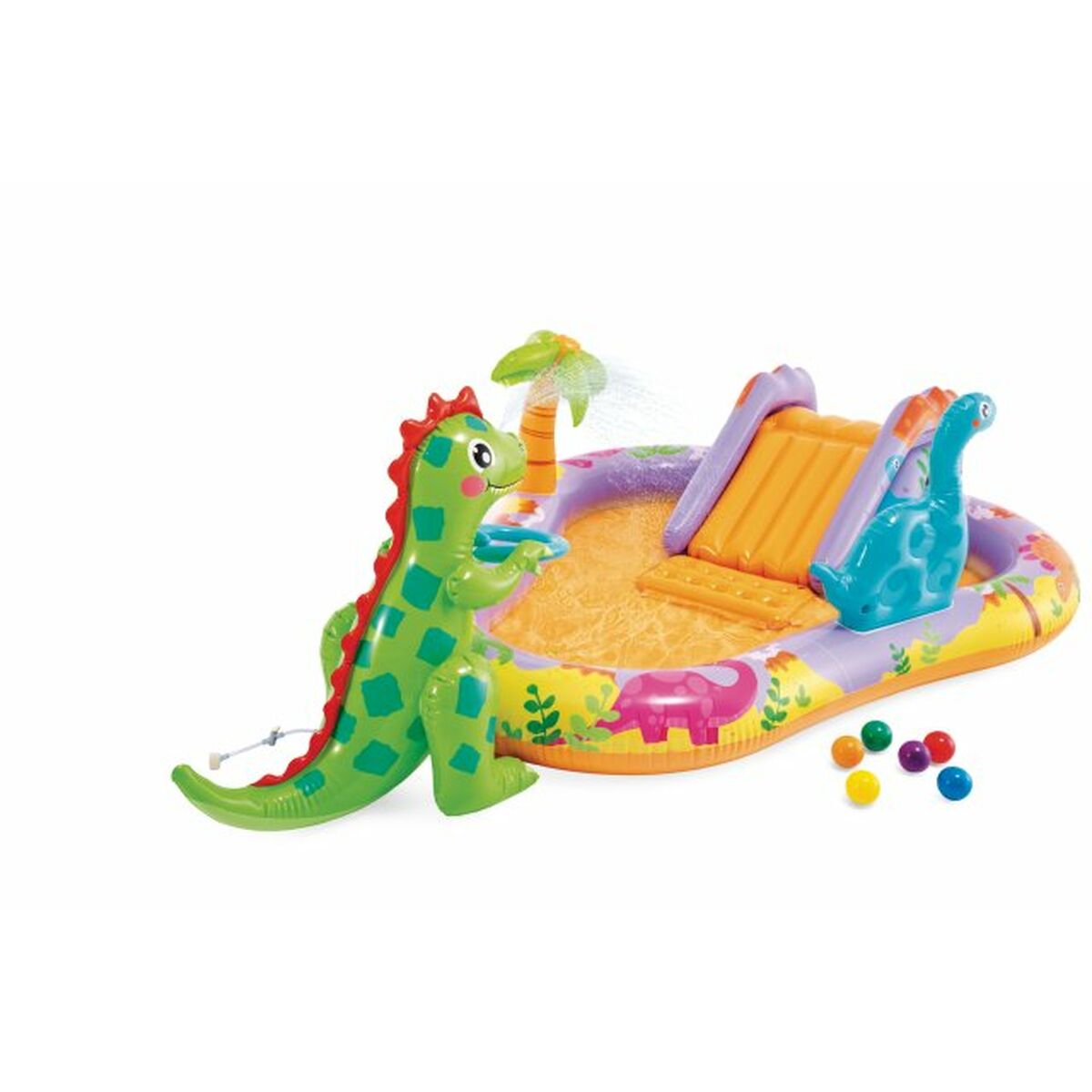 Piscină Gonflabilă pentru Copii Intex Dino Park 201 x 157 x 69 cm