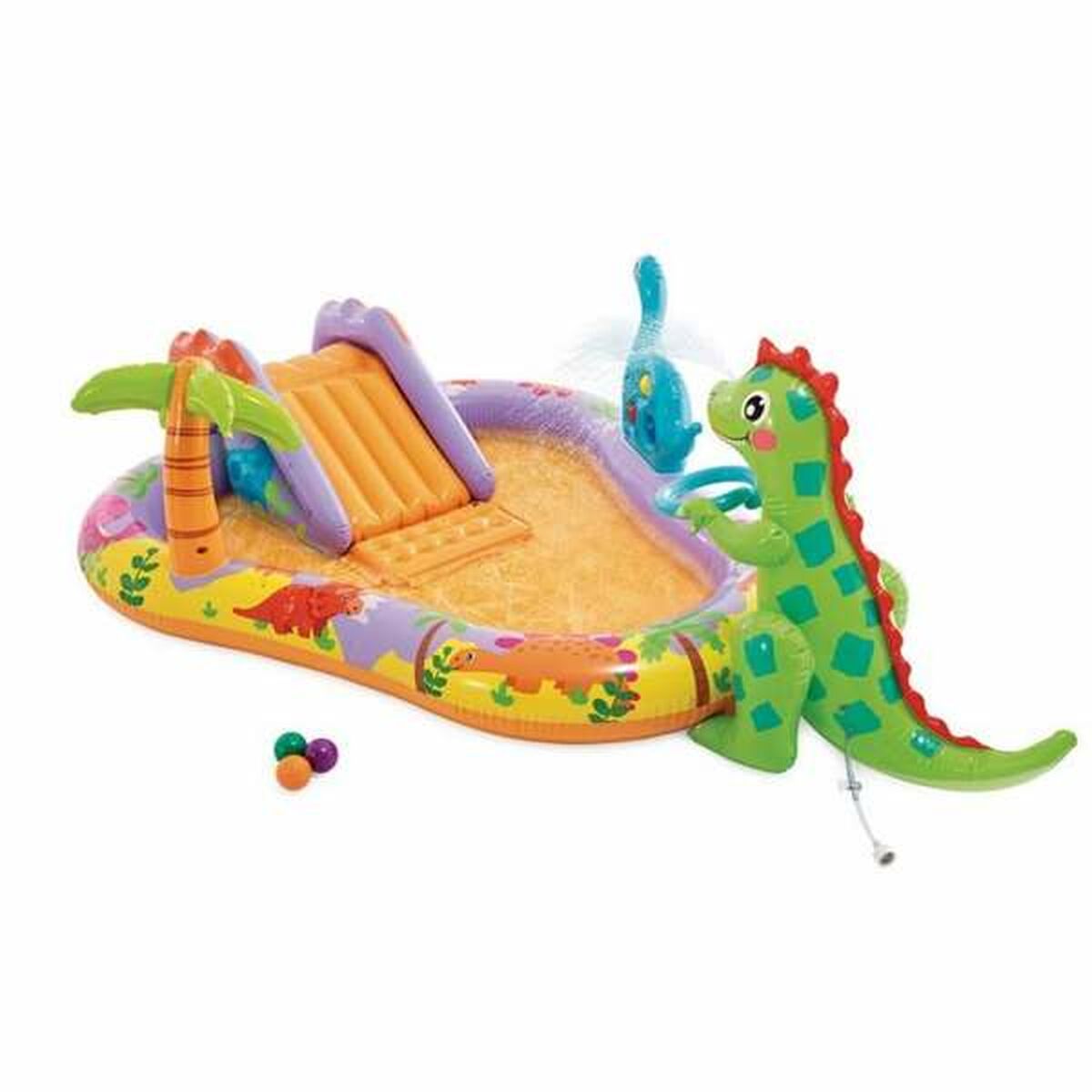 Piscină Gonflabilă pentru Copii Intex Dino Park 201 x 157 x 69 cm