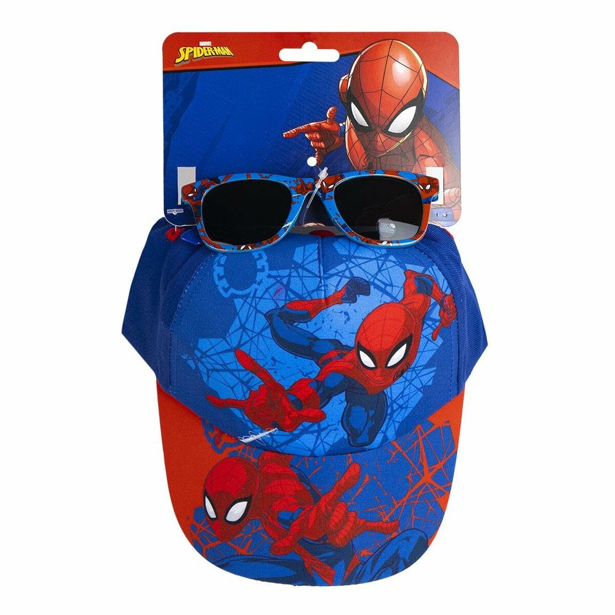 Ochelari de Soare pentru Copii Spider-Man 53 cm Șapcă