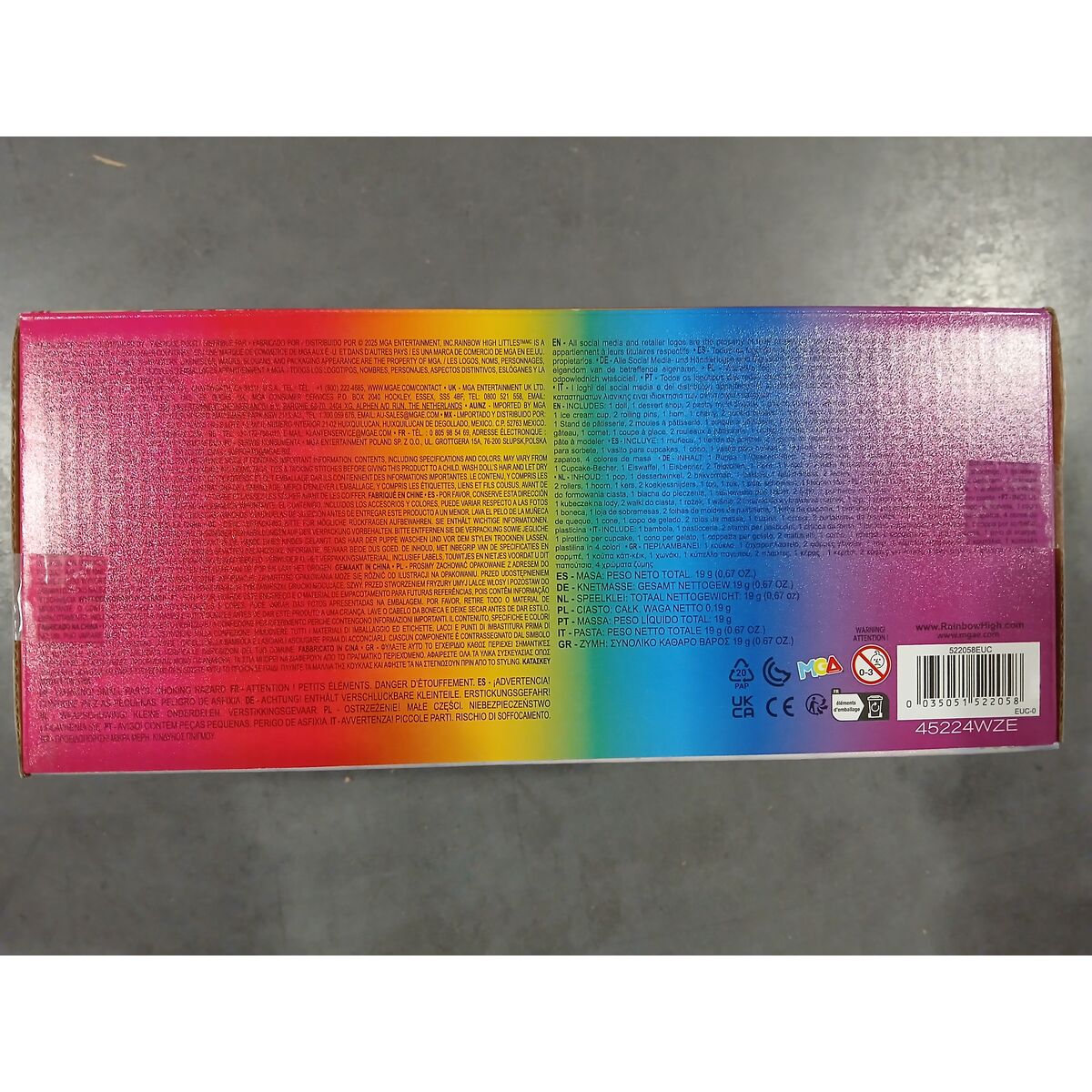 Păpușă MGA Rainbow High Little Dessert 20,3 x 29,20 x 13,46 cm