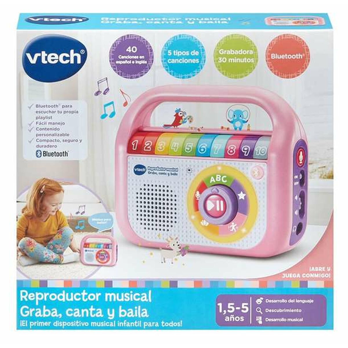 Jucărie muzicală Vtech 14,8 x 17,5 x 6 cm