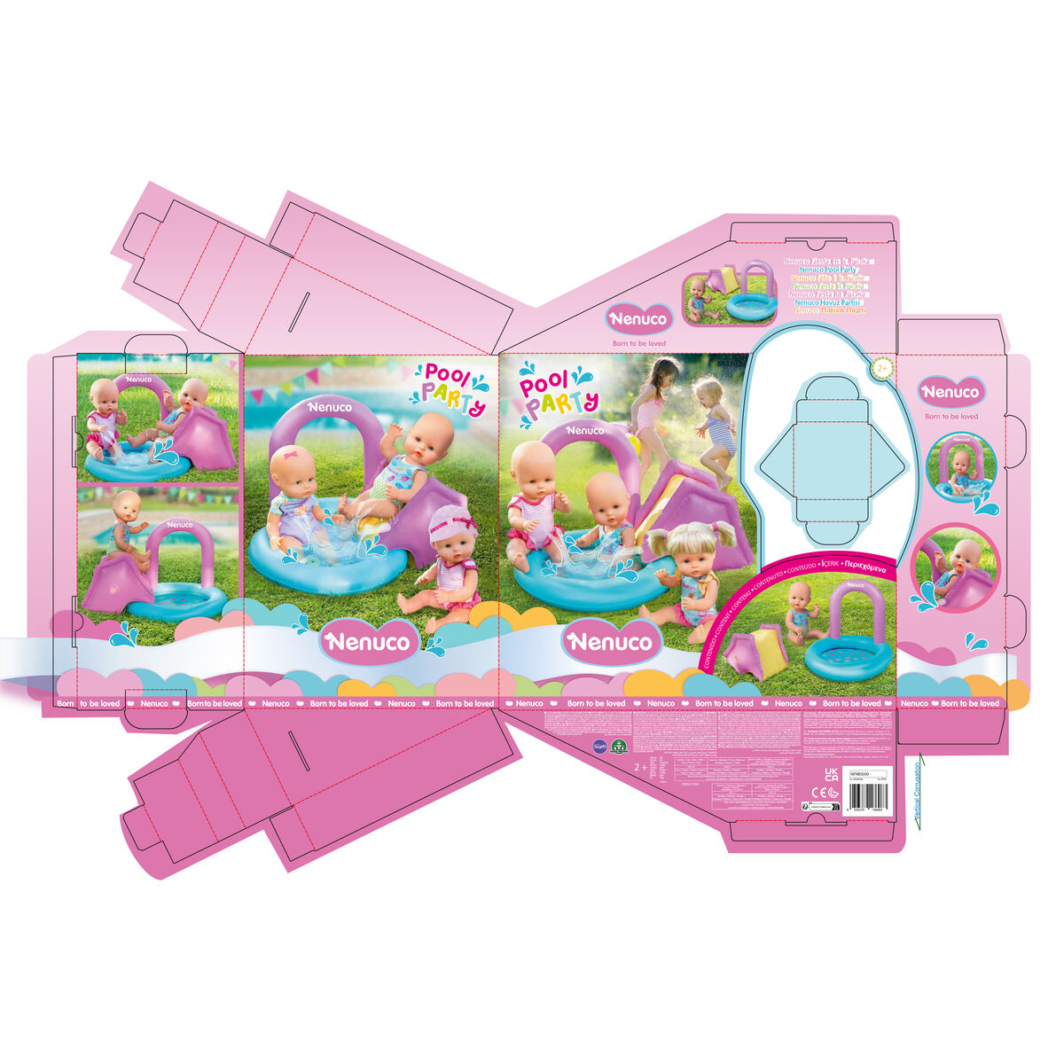 Păpușă Bebe Nenuco Pool Party 35 cm