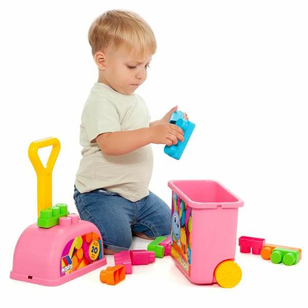 Jucărie de tras și împins Moltó 20 Piese