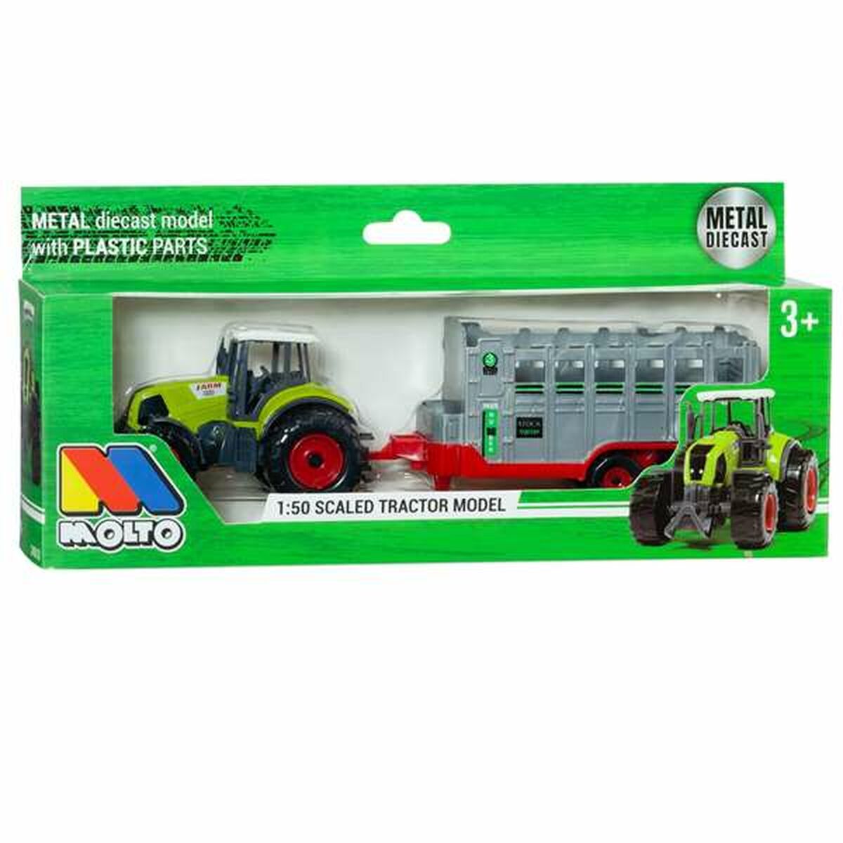 Tractor jucărie Moltó 1:50