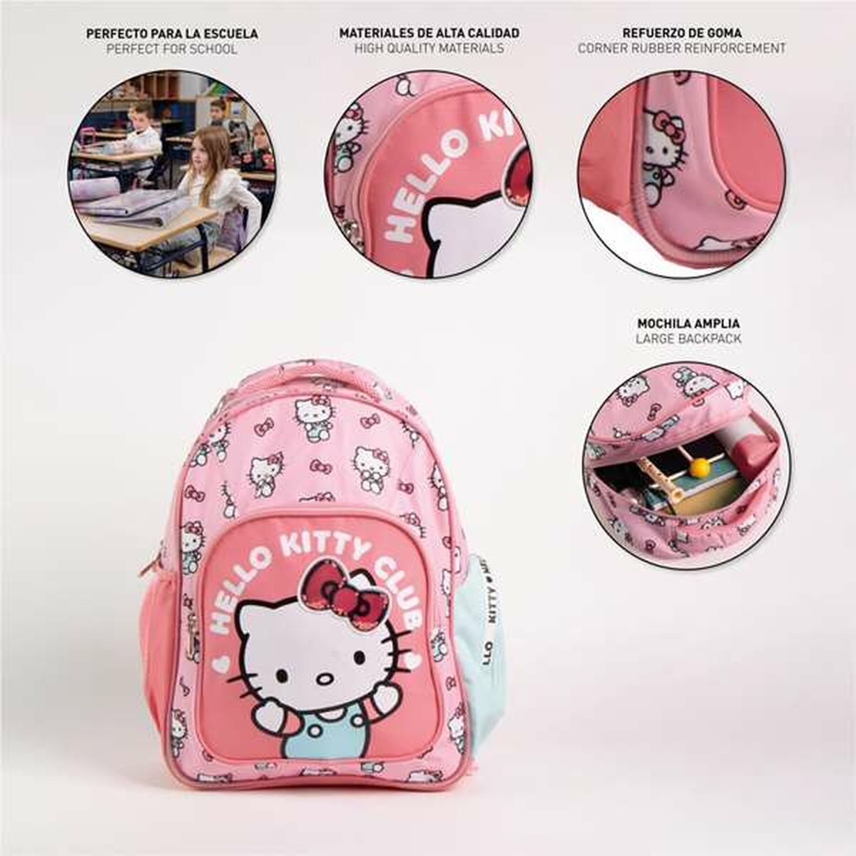 Rucsac pentru Copii Hello Kitty Roz