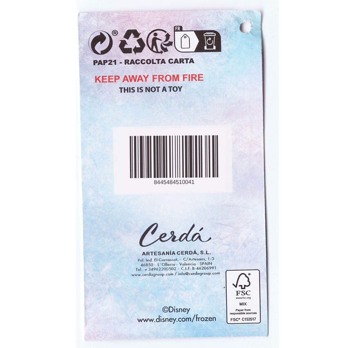 Ghiozdan 3D Frozen Albastru 25,0 x 31,0 x 10,0 cm