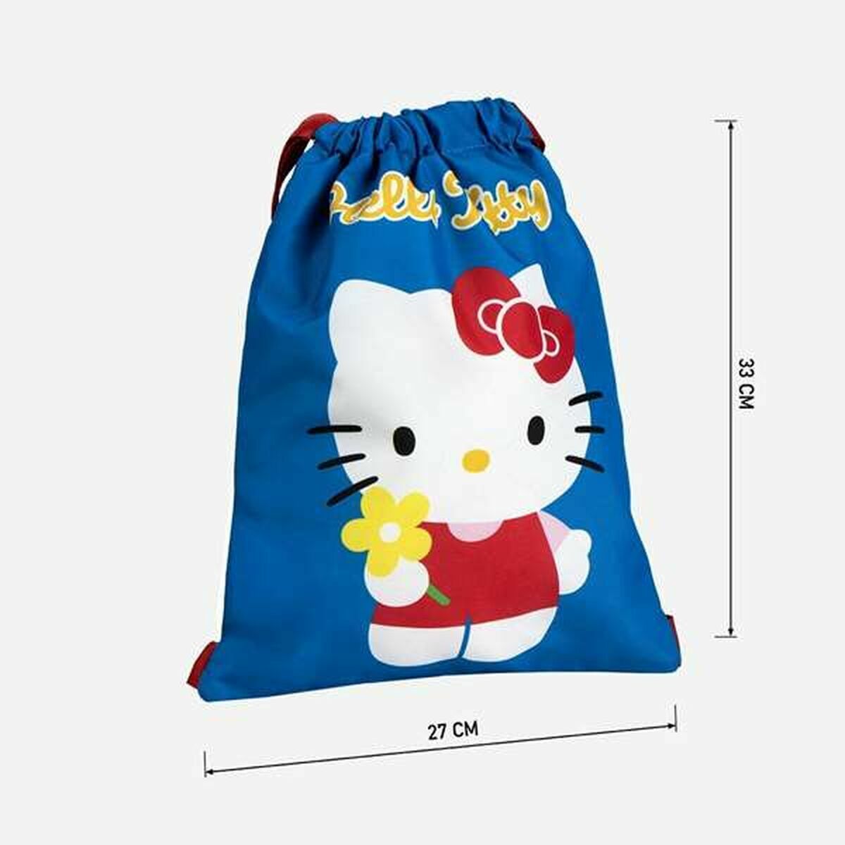 Geantă Rucsac cu Bretele Hello Kitty Albastru 27 x 33 cm