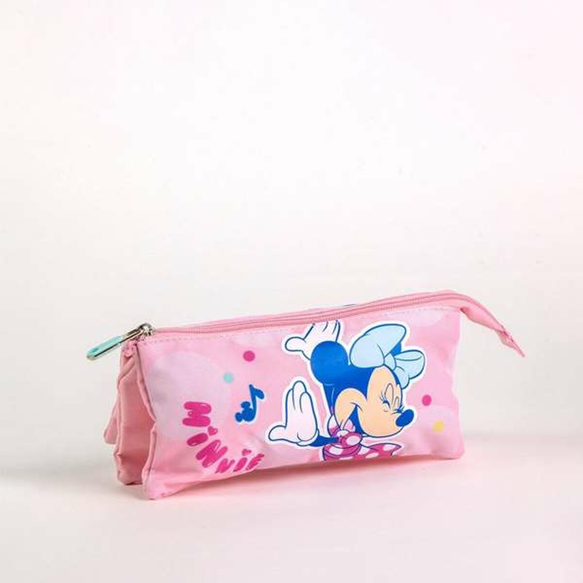 Penar triplu Minnie Mouse Roz 2,2 x 1,1 x 22,5 cm