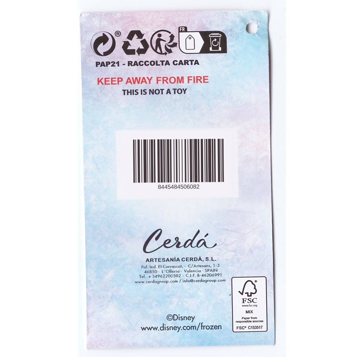 Penar Frozen Albastru închis 12,5 x 6,5 x 19,5 cm