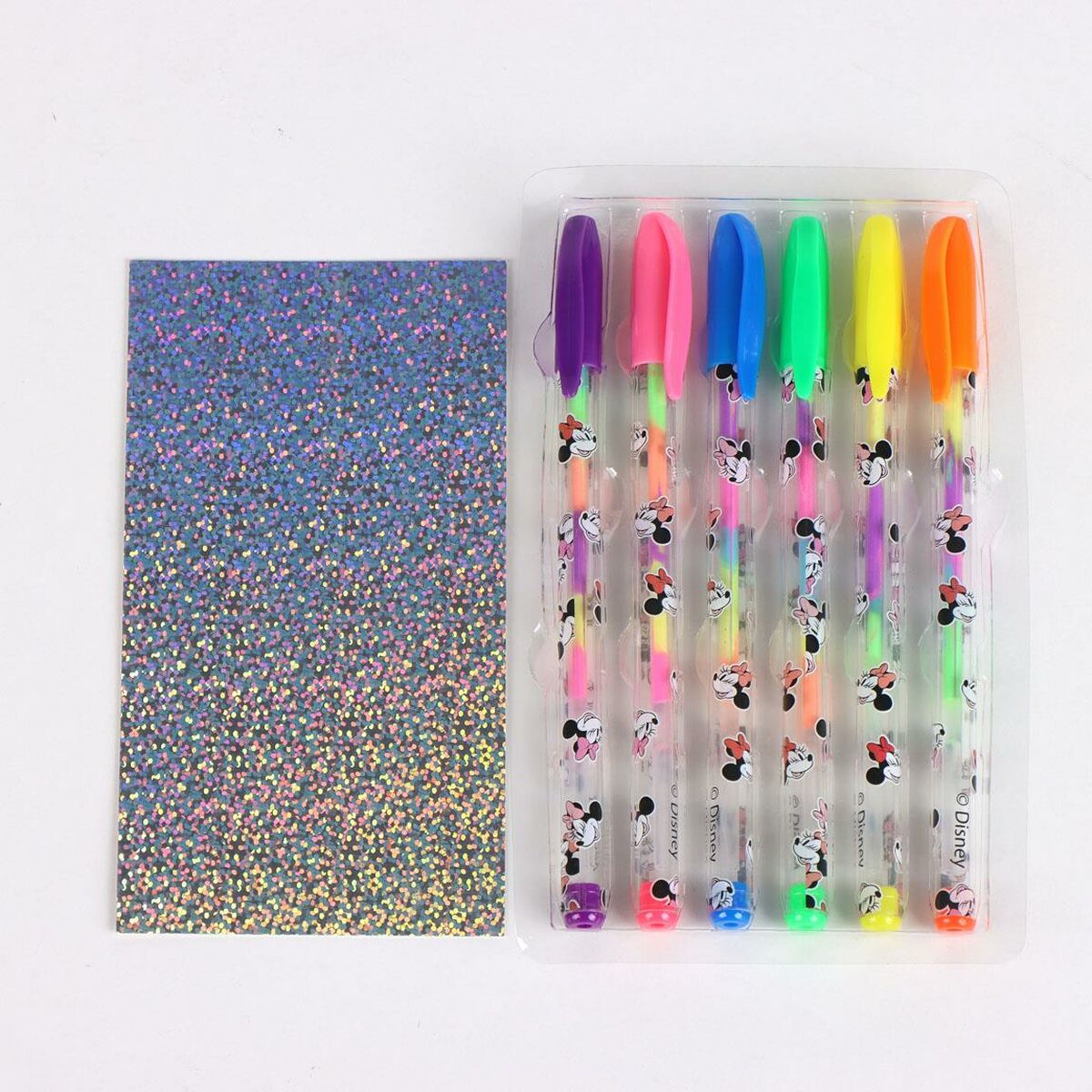 Set de Pixuri Minnie Mouse Roz