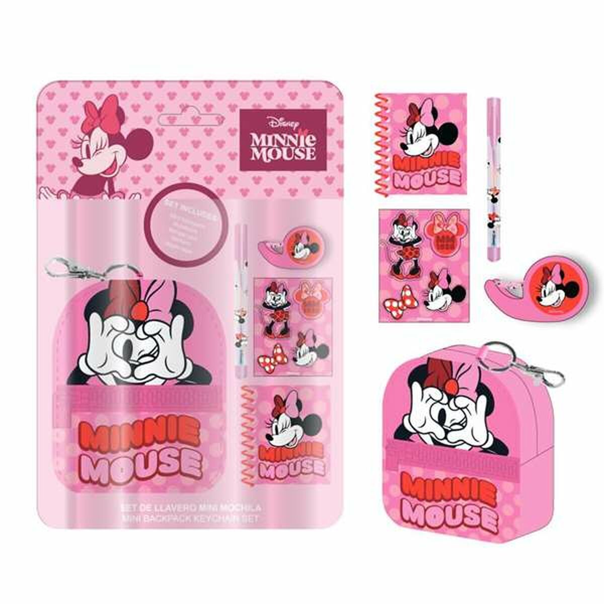 Set de Papetărie Minnie Mouse 5 Piese