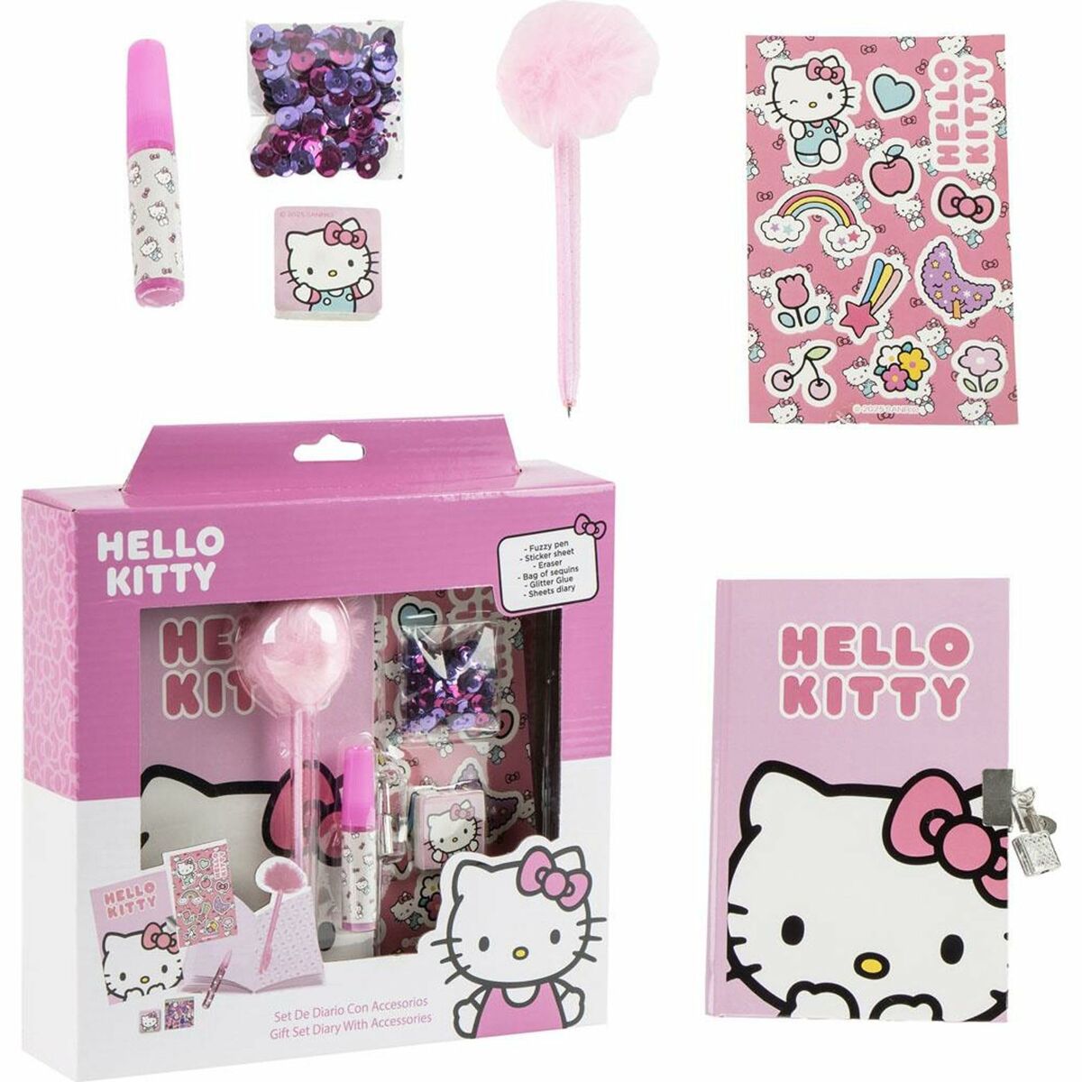 Set de Papetărie Hello Kitty Multicolor