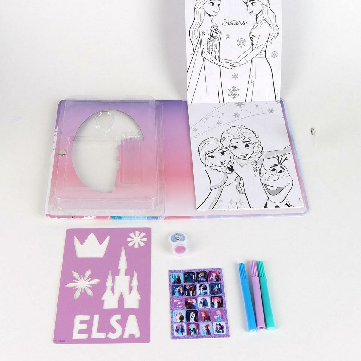 Set de Papetărie Frozen Multicolor 8 Piese