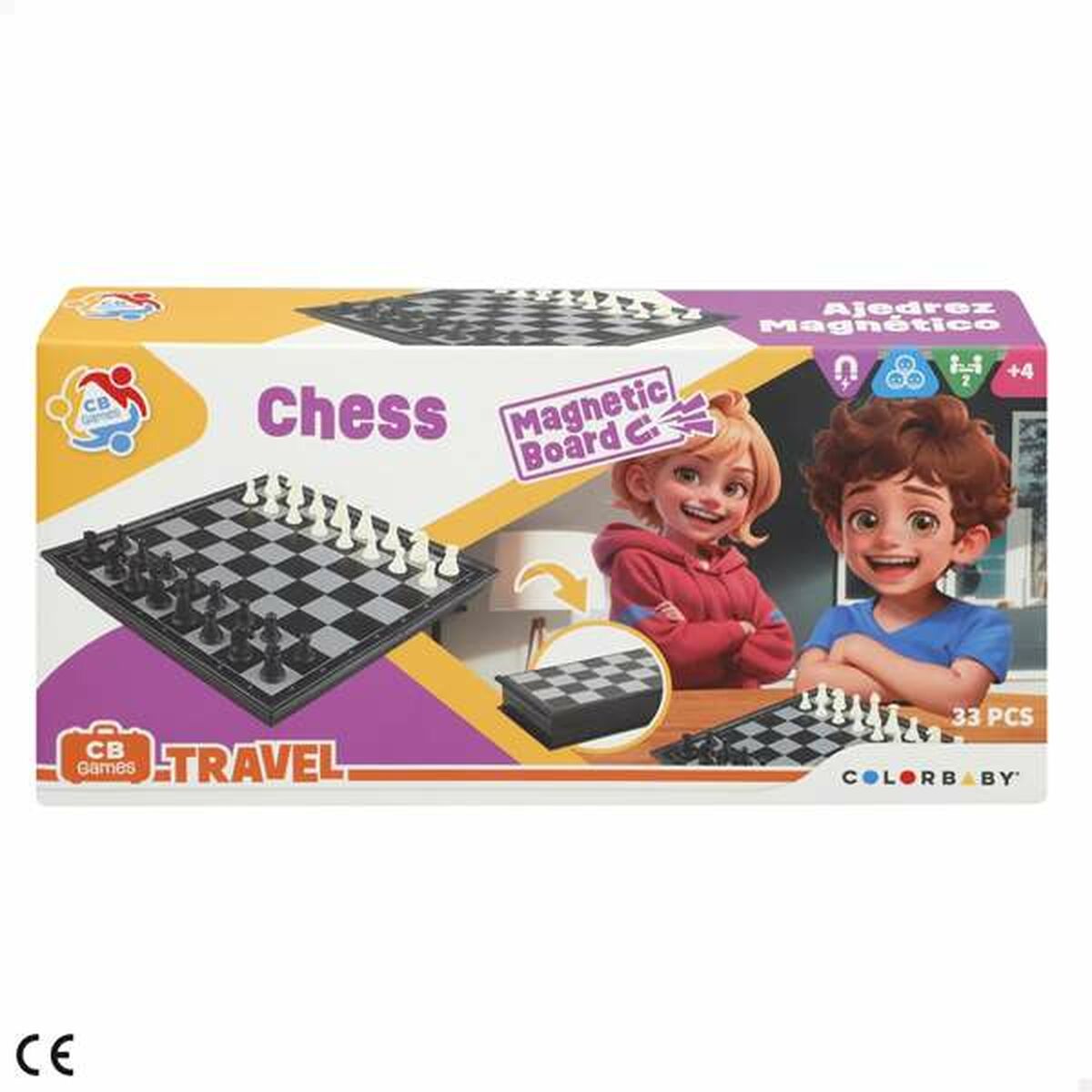 Șah Colorbaby 19 x 19 cm