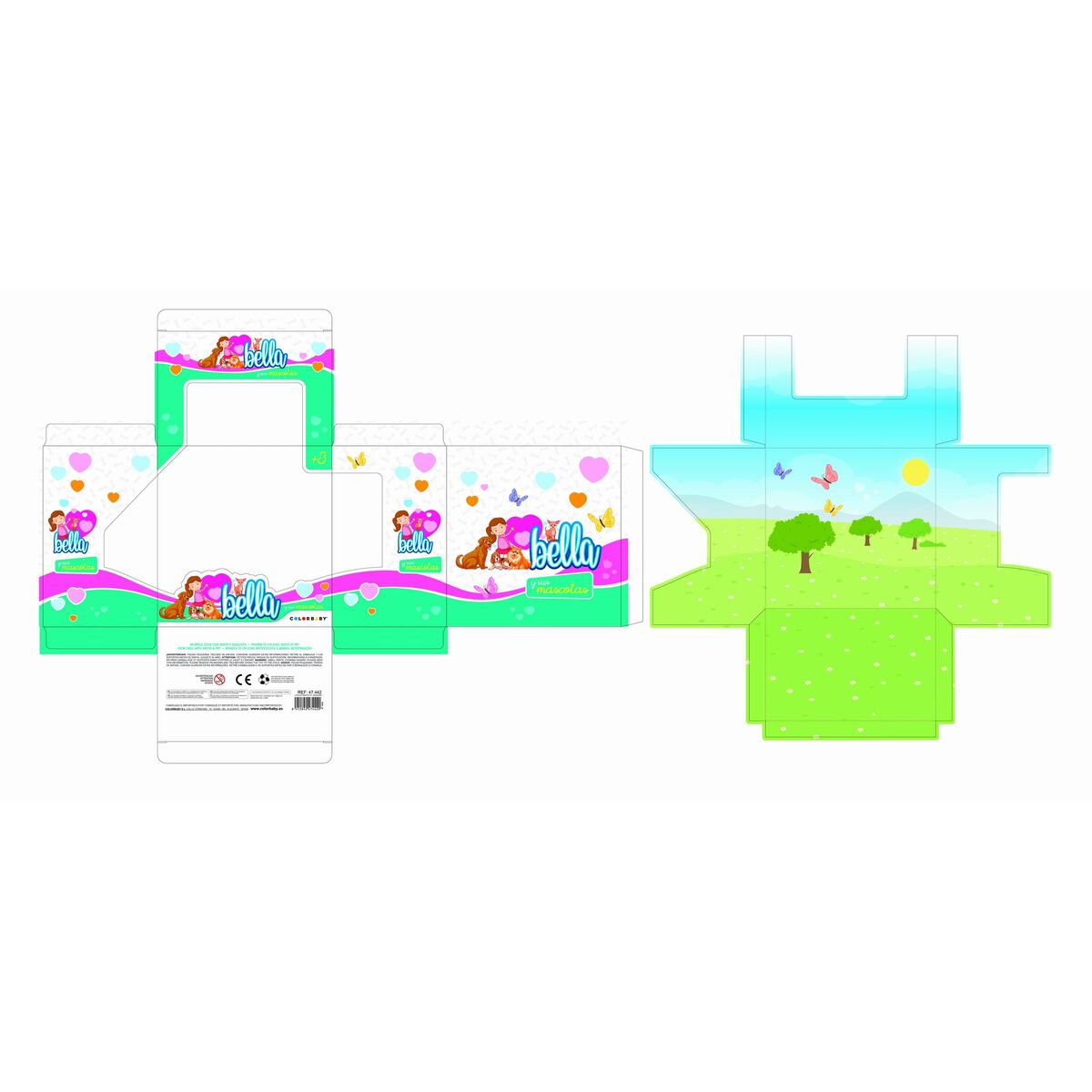 Păpușă Colorbaby 12 cm