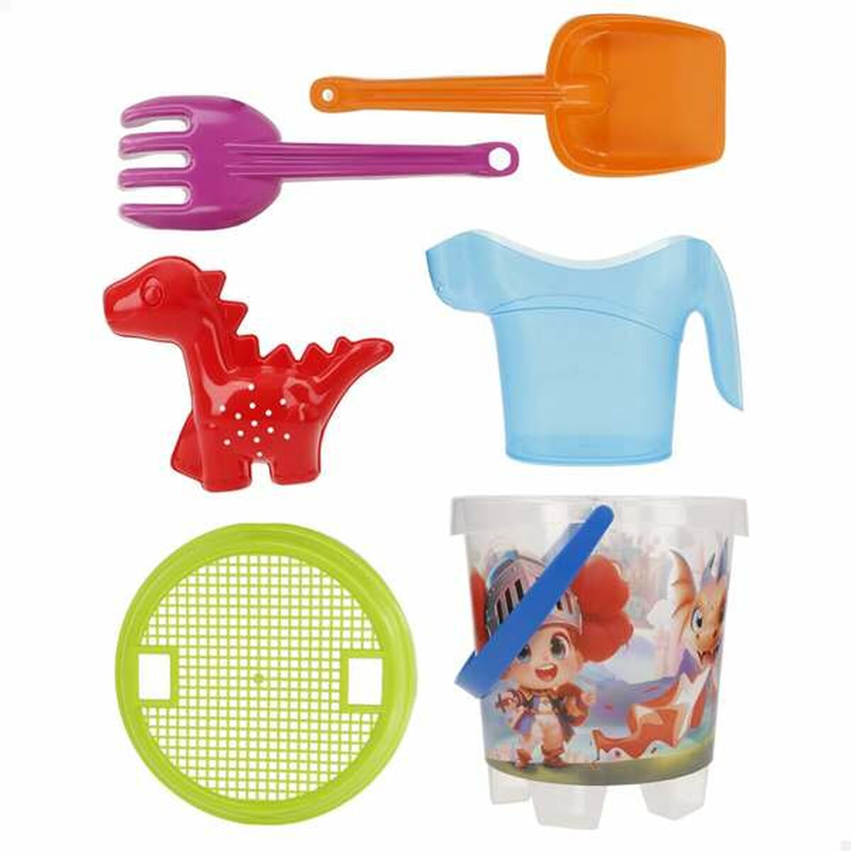 Găleată de plajă Aktive 18 cm Dragon