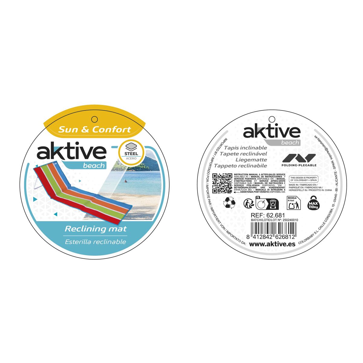 Șezlong inclinat Aktive