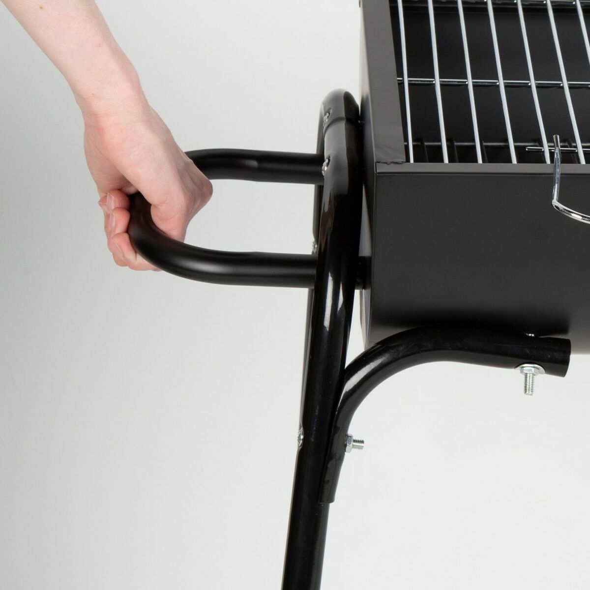 Grătar pe Cărbuni cu Picioare Aktive 91 x 33 x 71 cm