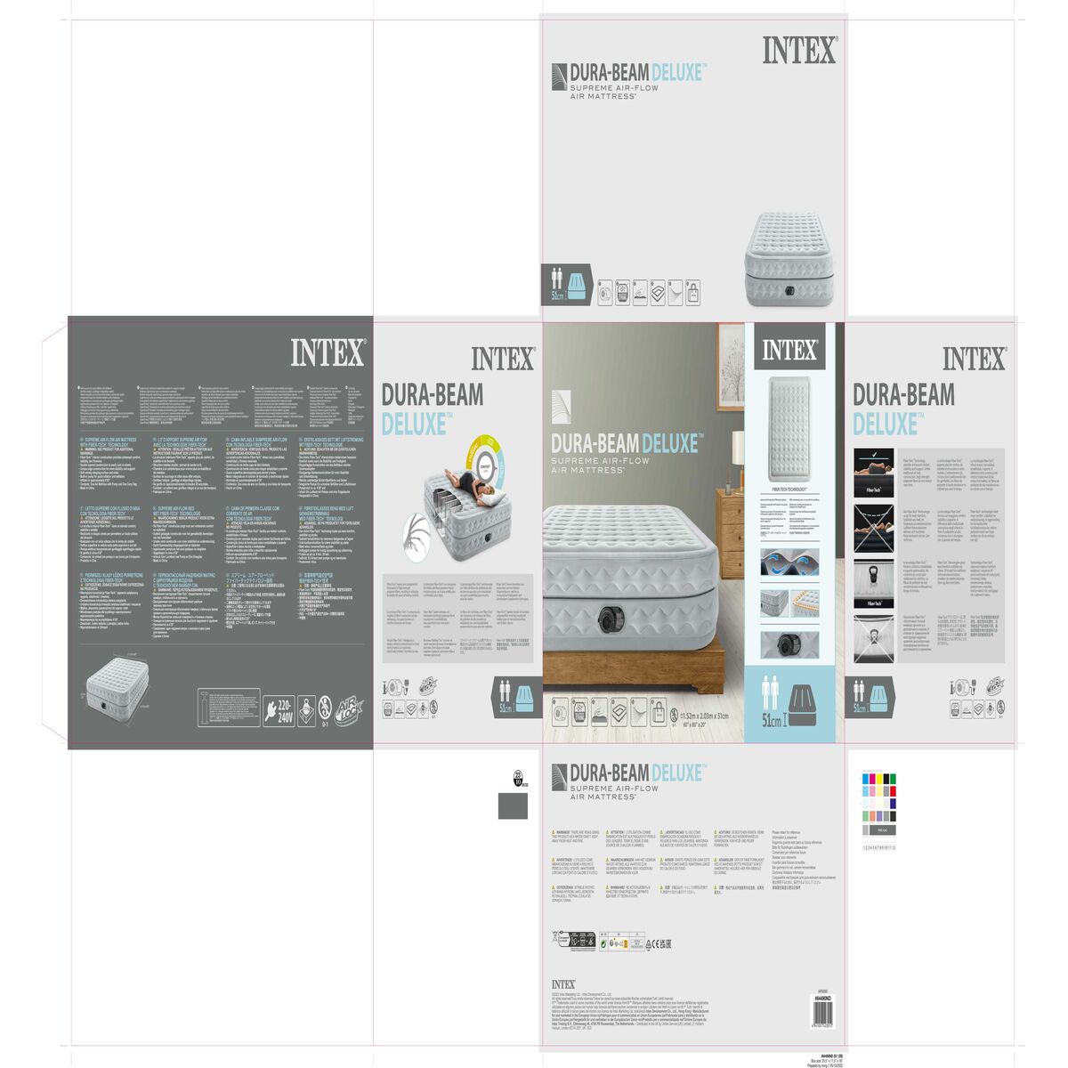 Pat Gonflabil Intex 152 x 203 x 51 cm 272 kg