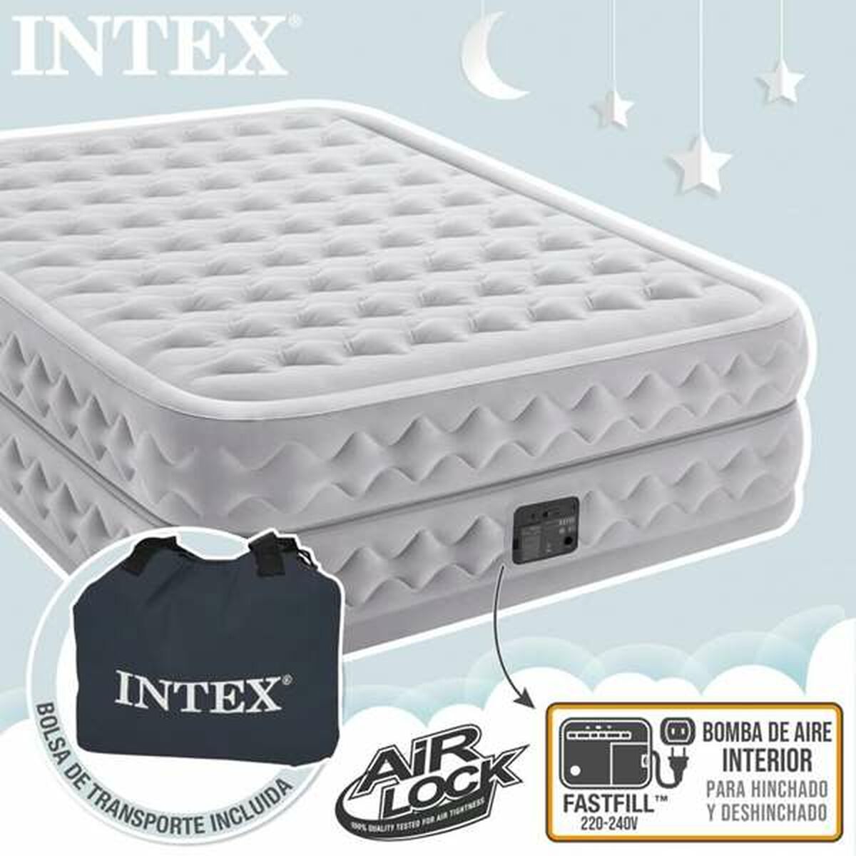 Pat Gonflabil Intex 152 x 203 x 51 cm 272 kg