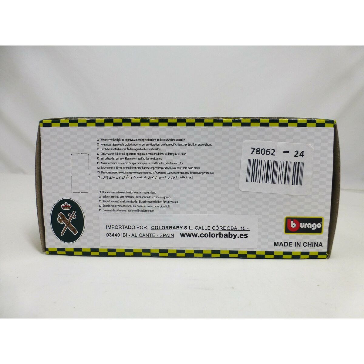 Mașină Colorbaby Alfa Romeo Giulia Guardia Civil 1:43