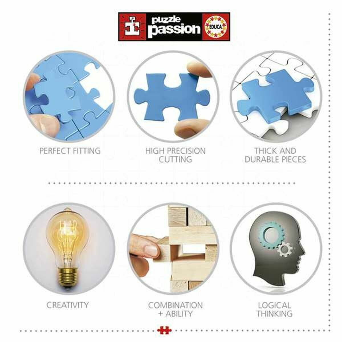 Set de 2 Puzzle-uri Educa Bluey (2 Unități)