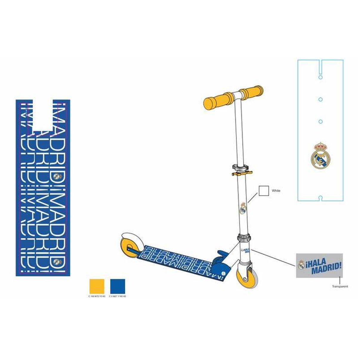 Trotinetă Unice Toys Aluminiu 80 x 55,5 x 9,5 cm