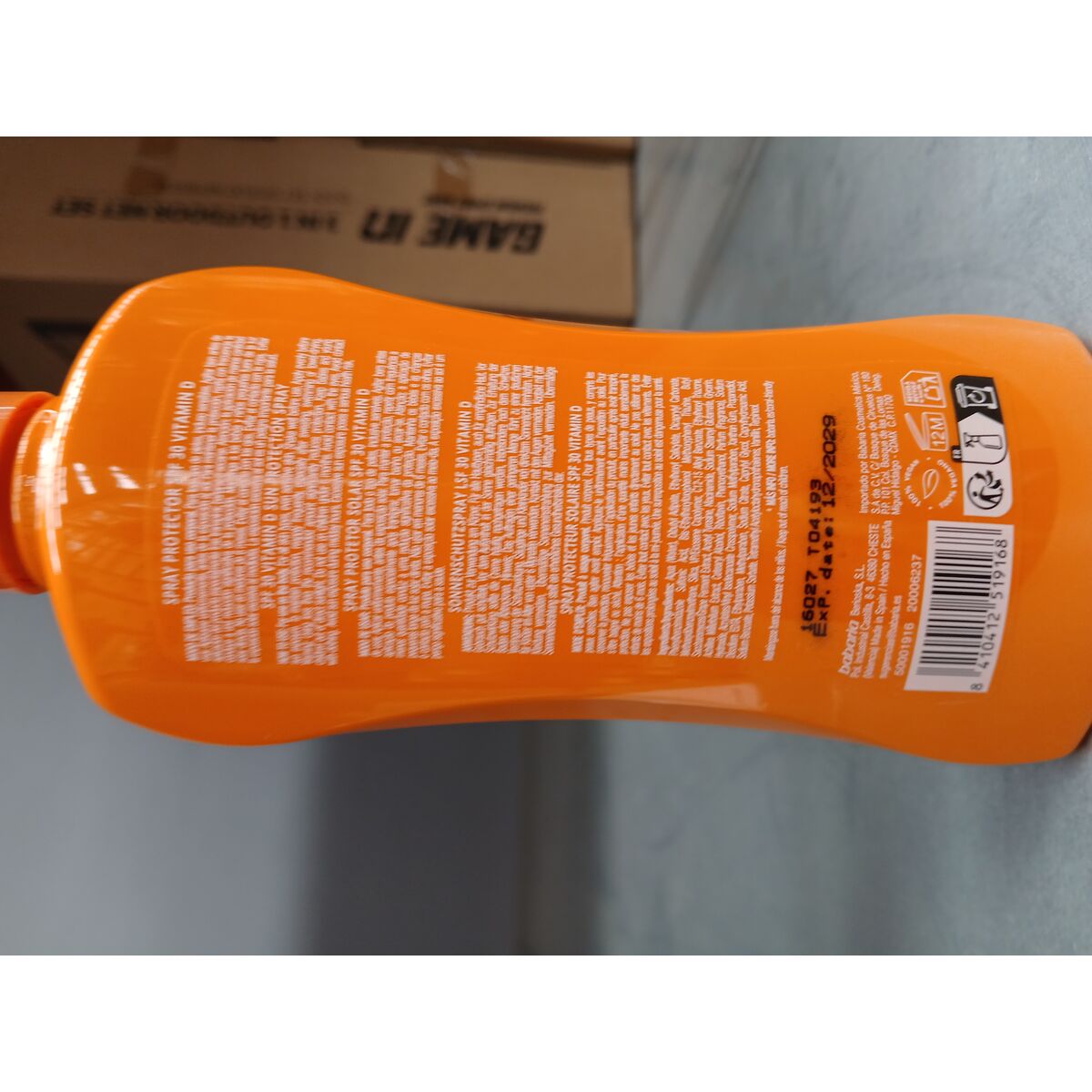 Spray Protector Solar Babaria Spf 30 200 ml Vitamina D