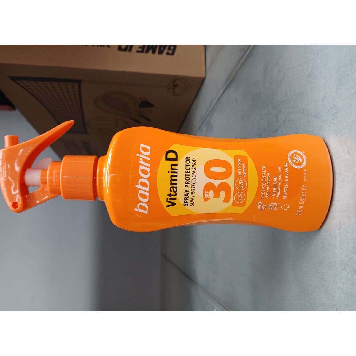 Spray Protector Solar Babaria Spf 30 200 ml Vitamina D