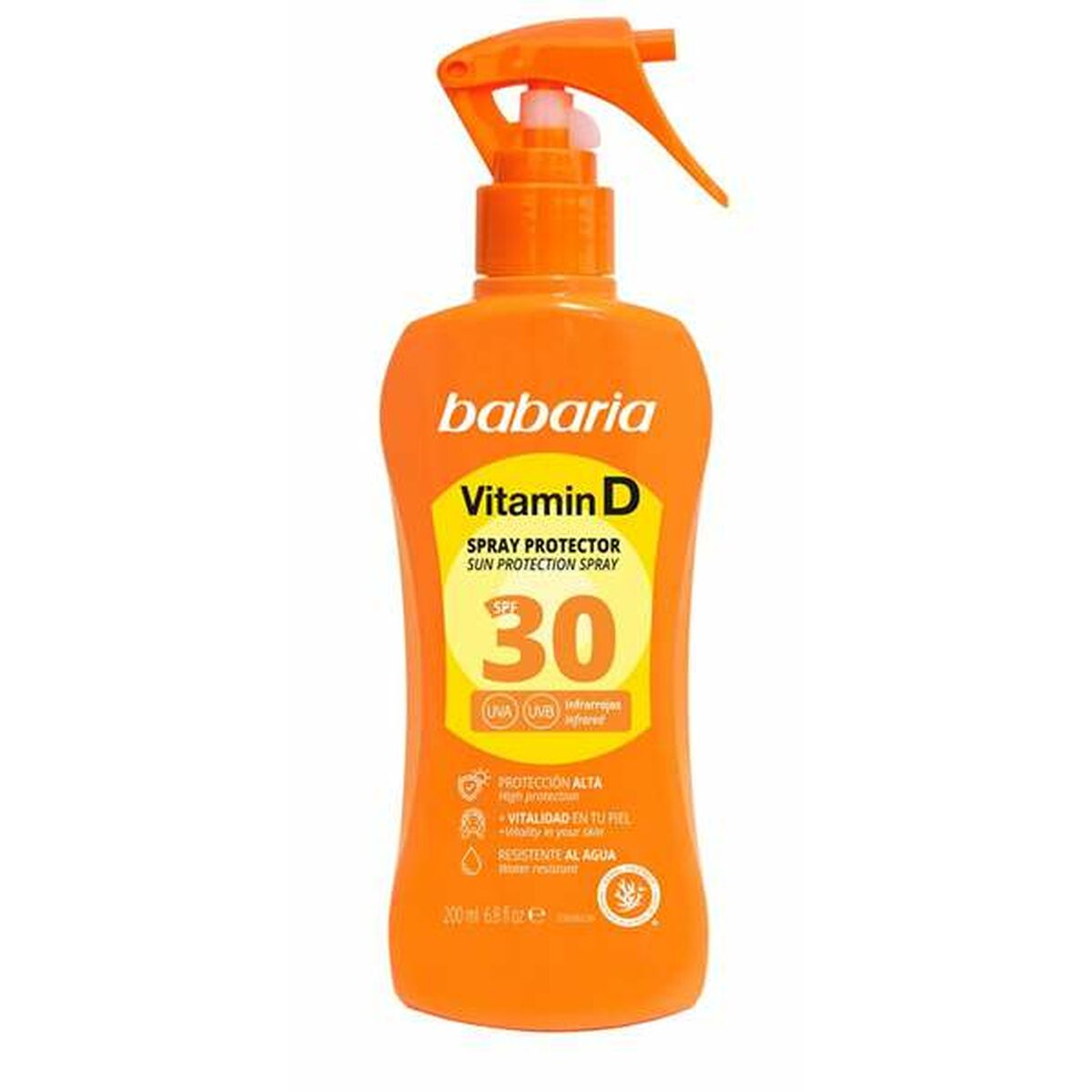 Spray Protector Solar Babaria Spf 30 200 ml Vitamina D