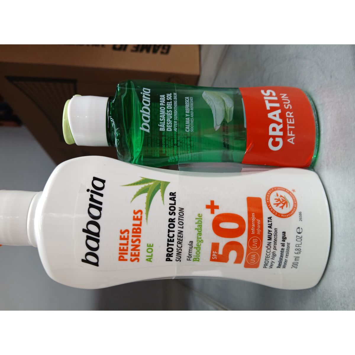 Lapte Solar Babaria Spf 50 100 ml Piele sensibilă