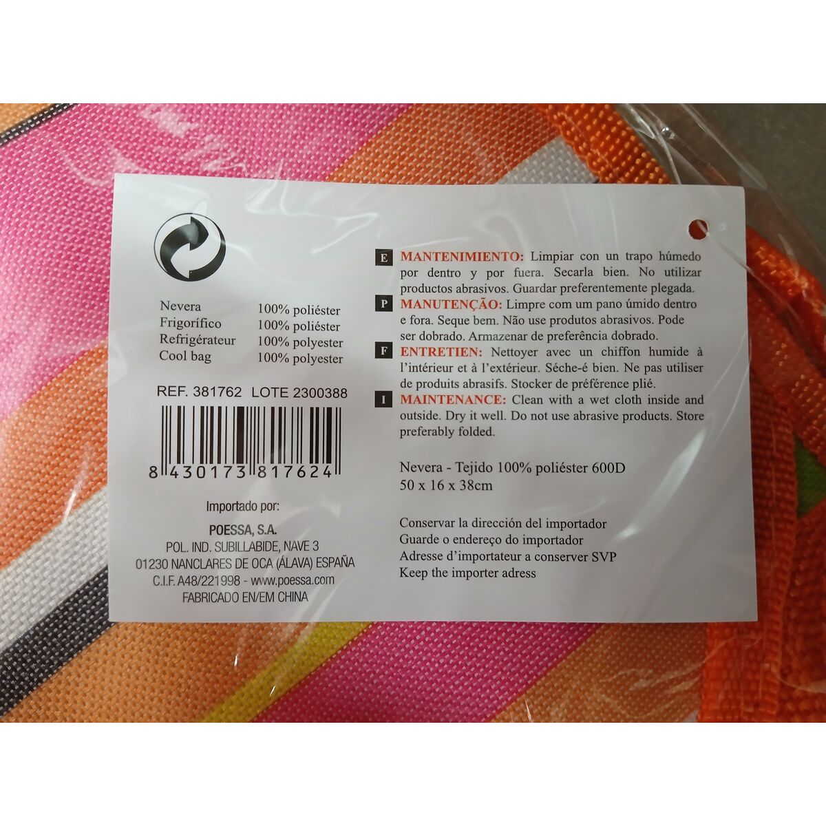 Frigider Portabil 30,5 L 50 x 16 x 38 cm