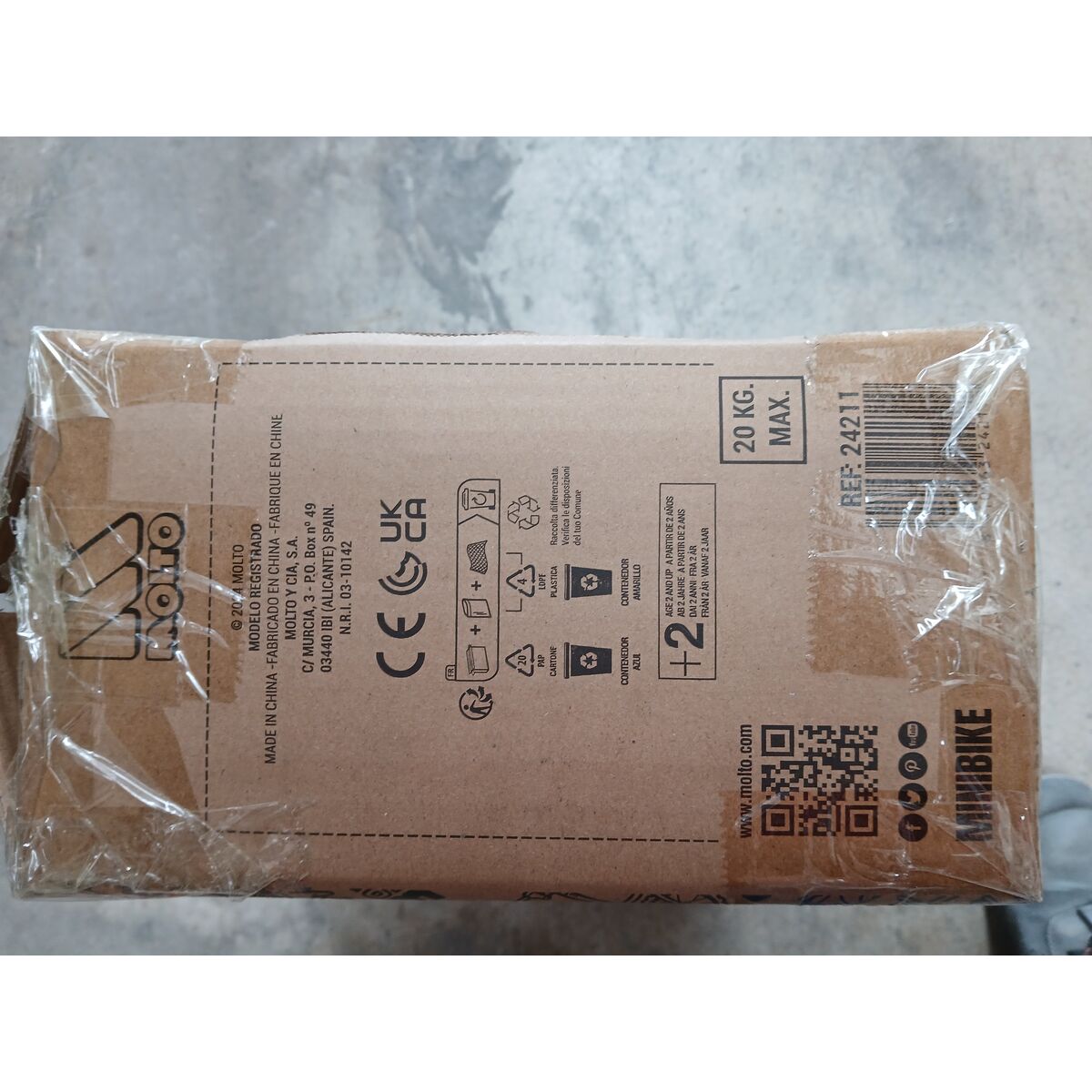 Bicicletă pentru copii Moltó Roșu