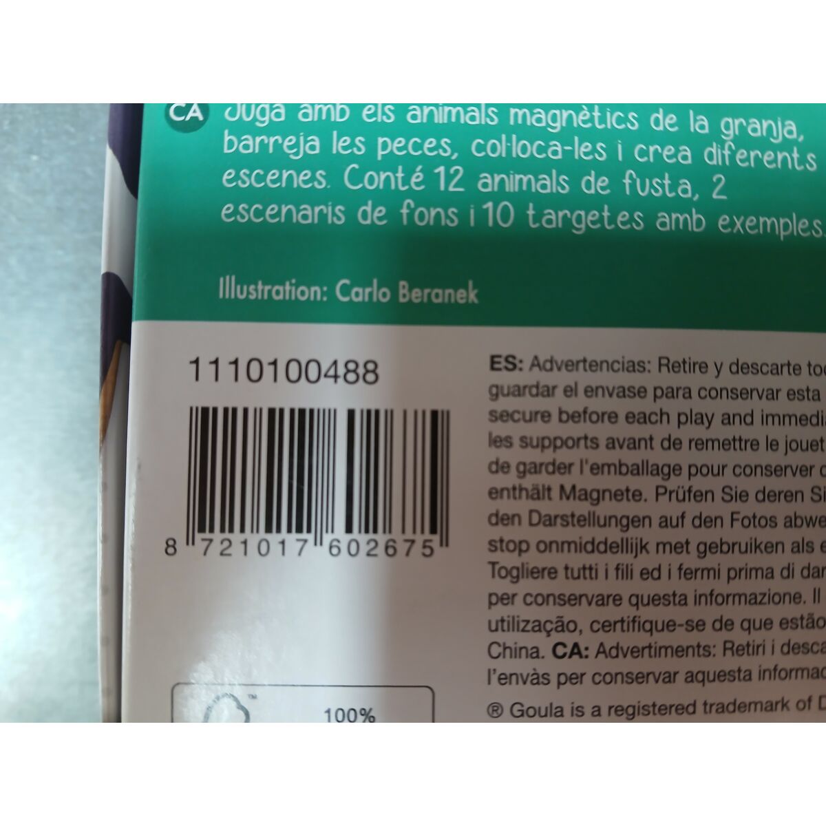 Joc Magnetic Goula Carton