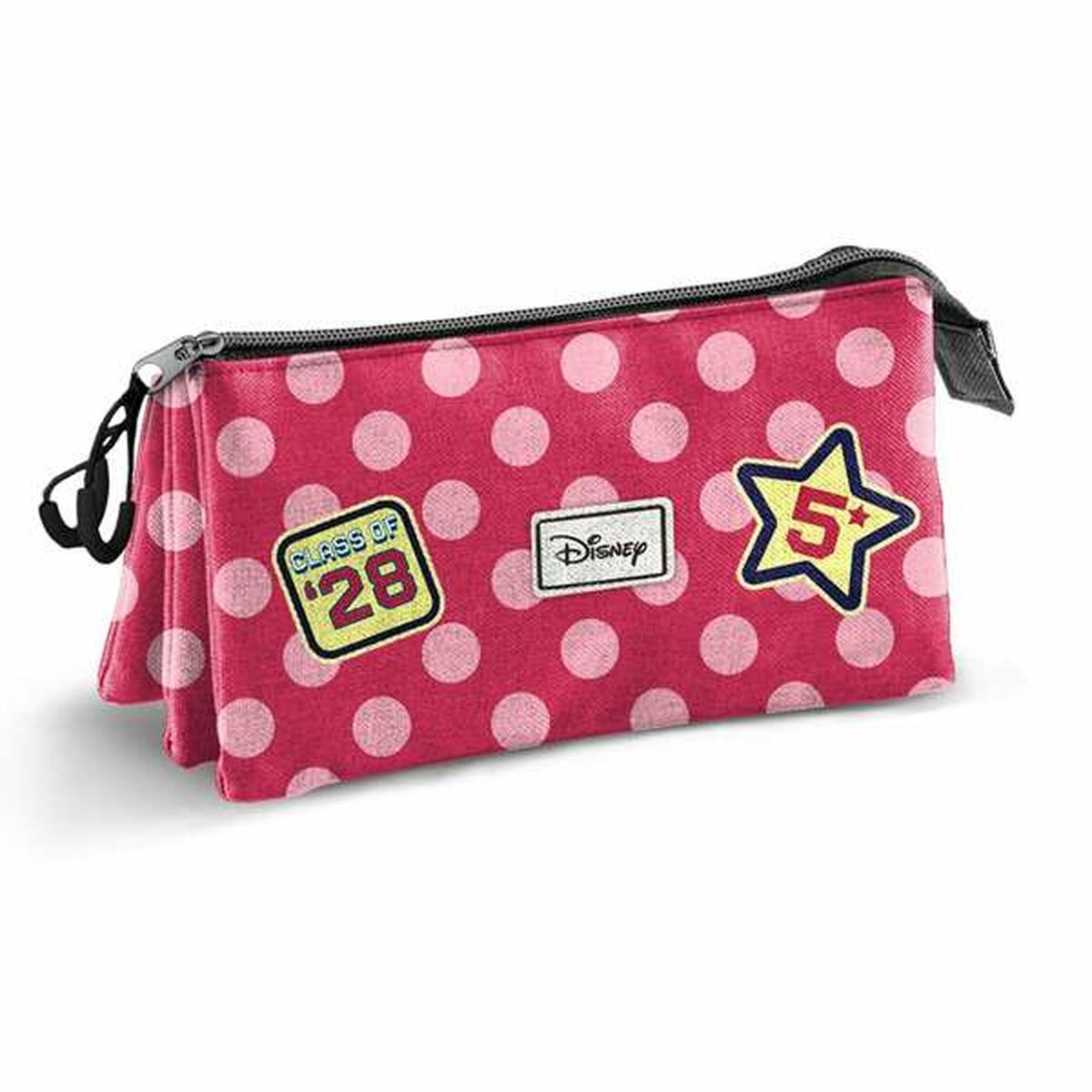 Penar triplu Minnie Mouse Roz 23 x 8 x 11 cm