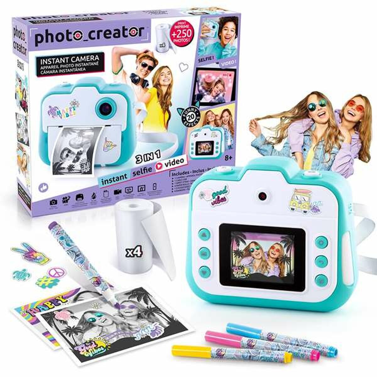 Aparat de fotografiat Instantaneu Canal Toys Infantil