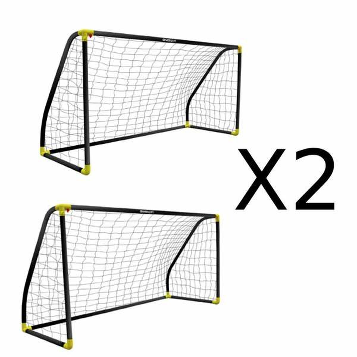 Set de 2 porți de fotbal Ociotrends 180 x 91 x 120 cm