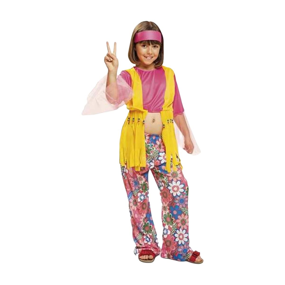 Costum Deghizare pentru Copii My Other Me Hippie 7-9 Ani