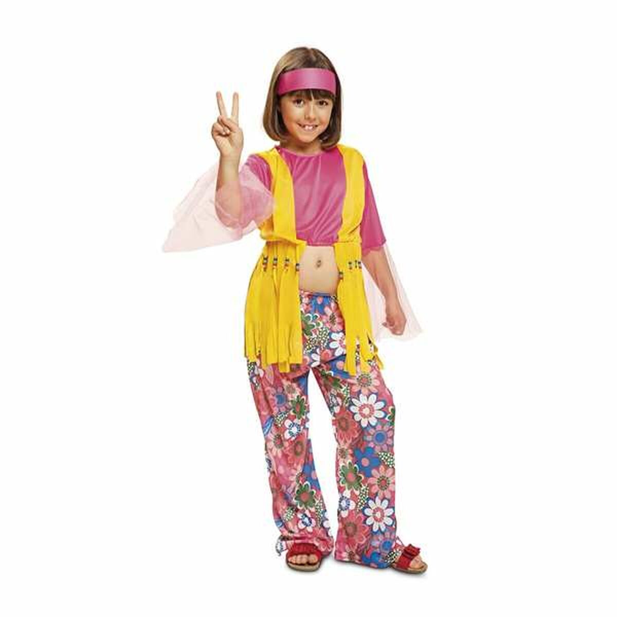 Costum Deghizare pentru Copii My Other Me Hippie 7-9 Ani
