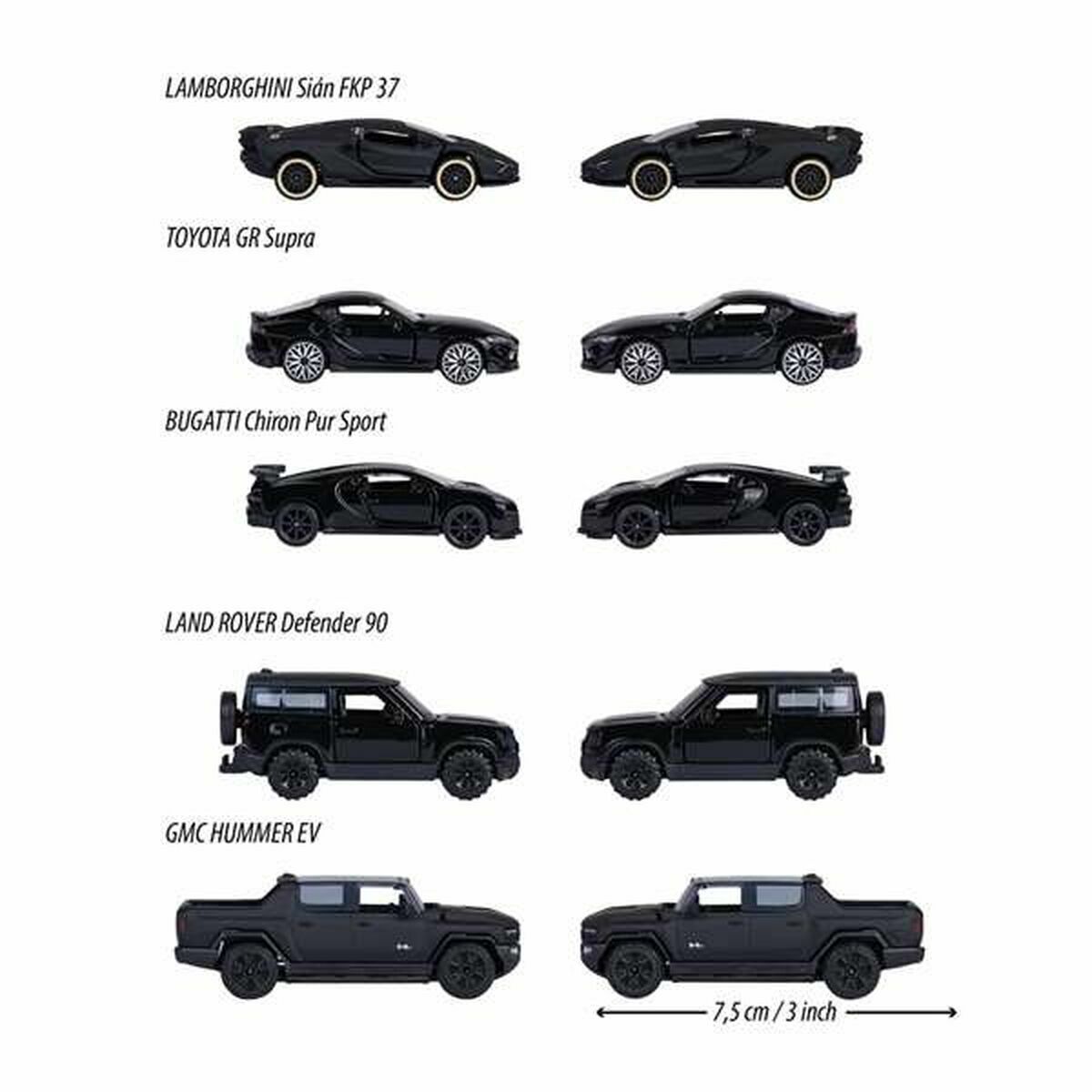 Set de 5 Mașini Smoby Gri