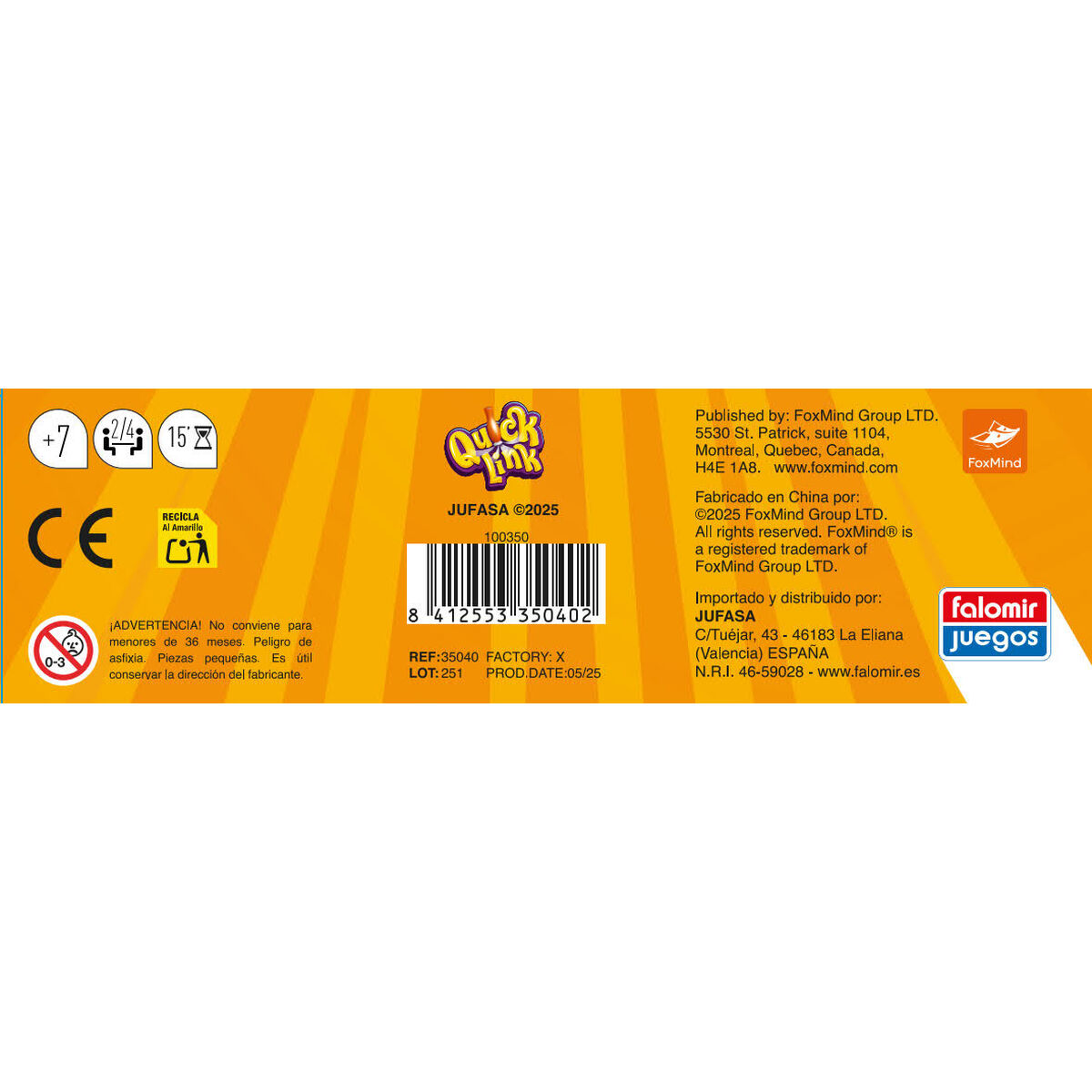 Joc Educativ Falomir Quick Link