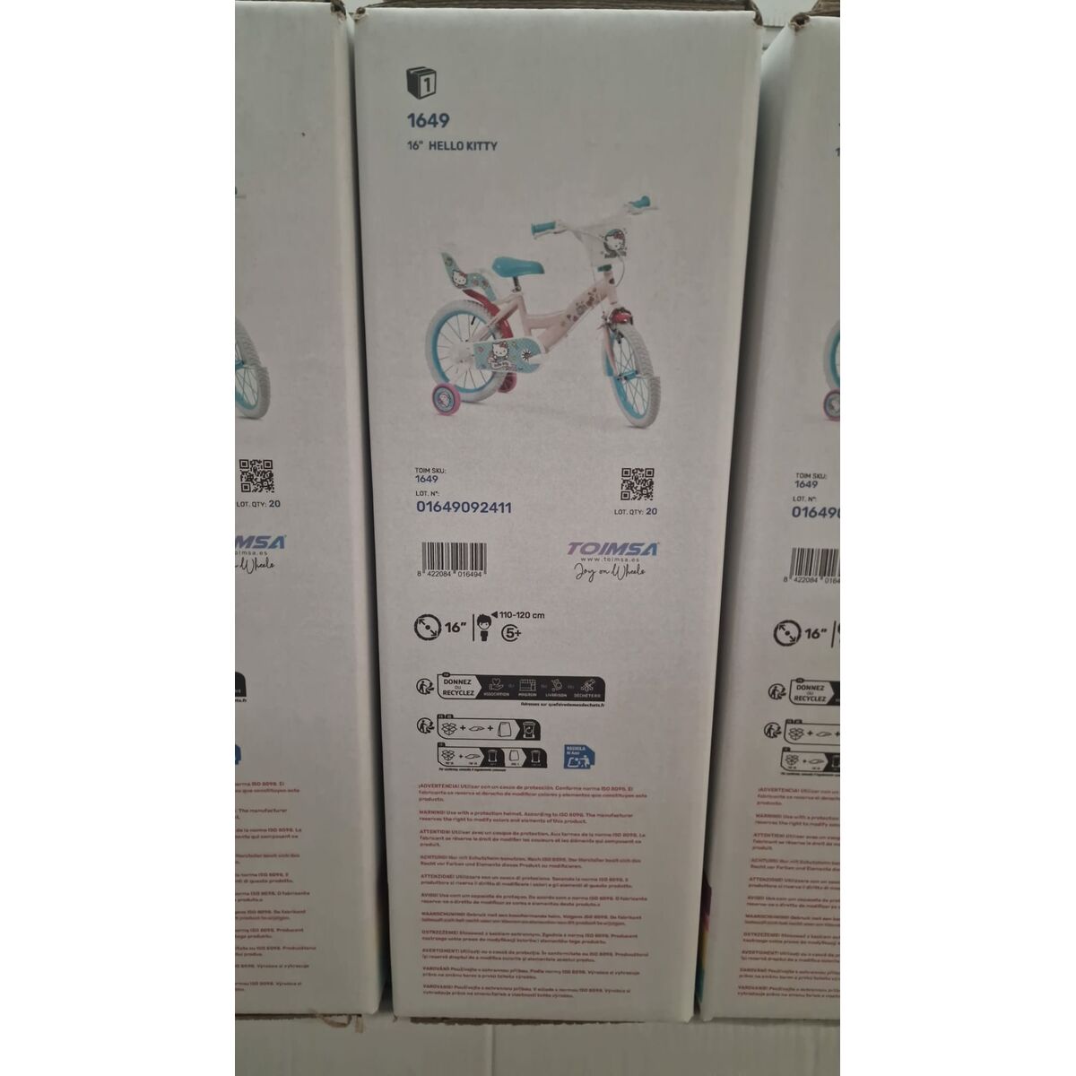 Bicicletă pentru copii Toimsa Negru